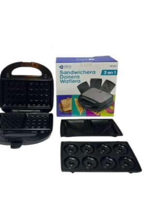 sandwichera 3 en 1 sandwichera,waflera y donera